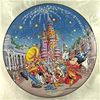 A Birthday Celebration collector plate by Disney Studio Artists