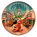 Main Street, U. S. A. collector plate by Disney Studio Artists