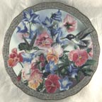 Splendid Encounter collector plate by Janene Grende