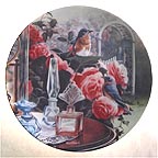 The Bedroom: Bluebirds collector plate by Kevin Daniel