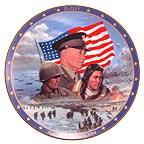 D-Day collector plate by James Griffin