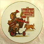 Going To The Circus collector plate by Robert Charles Howe