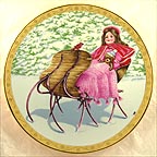 Sleigh Belles - artist signed collector plate by Jack Appleton