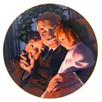 The Joy Of Christmas collector plate by Norman Rockwell