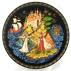 The Swan Princess collector plate by Galina Zhiryakova