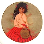 Rebecca collector plate by Nancy Doyle