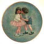 First Kiss collector plate by Rosemary Calder