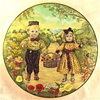 A Basket Of Love collector plate by Cynthia Knapton