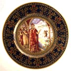 Good King Wenceslas collector plate by Holmes Gray