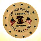 Let Freedom Ring collector plate