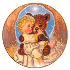 Legend Of The Prayer Bear I collector plate by Tim Hildebrandt