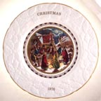 Xmas Eve collector plate by F & R Pratt