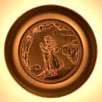 Lost In Cave collector plate by Norman Rockwell