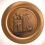 Taking His Medicine collector plate by Norman Rockwell