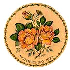 Peace Rose collector plate