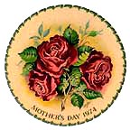 Americana Rose collector plate