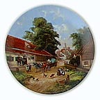 The Farmer's Wedding collector plate by Christian L&uuml;ckel