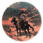 Indian Trapper collector plate by Frederic Remington