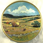 Hayfield collector plate by Eric Sloane