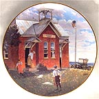 Back To School collector plate by George Hallmark