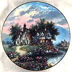 Towbridge Manor collector plate by Dennis Patrick Lewan