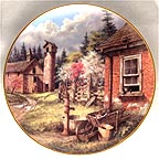 Peaceful Retreat collector plate by Rudi Reichardt