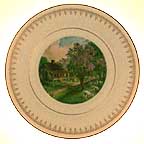 American Homestead - Spring collector plate by Currier And Ives