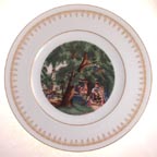 The Village Blacksmith collector plate by Currier And Ives