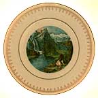 Yosemite Valley collector plate by Currier And Ives