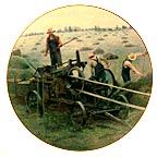 Baling Hay collector plate by Emmett Kaye