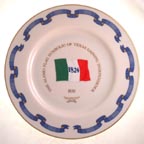 The Alamo Flag - 1836 collector plate