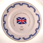 The British Union Flag - Union Jack - 1606 collector plate