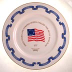 First Stars And Stripes - The Betsy Ross Flag - 1777 collector plate