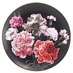 Carnation collector plate by Count Lennart Bernadotte