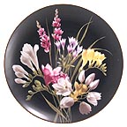 Freesia collector plate by Count Lennart Bernadotte