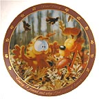 God Created Leaves collector plate by Jim Davis