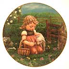 Favorite Pet collector plate by M I Hummel