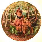 Friends collector plate by M I Hummel