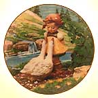 Goose Girl collector plate by M I Hummel