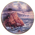 After The Storm - Big Sur collector plate by Rudi Reichardt