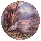 Tranquil Beauty - Everglades National Park collector plate by Rudi Reichardt