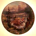 Where Eagles Soar - Grand Canyon collector plate by Rudi Reichardt