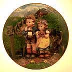 Country Crossroads collector plate by M I Hummel