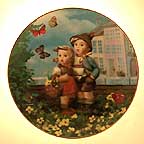Surprise collector plate by M I Hummel