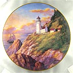 Heceta Head Light collector plate by Charles Carter