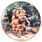 Hot Summer Days - August collector plate by M I Hummel