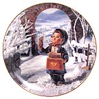 Valentine's Day - February collector plate by M I Hummel