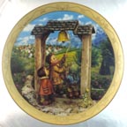 Let's Tell the World collector plate by M I Hummel