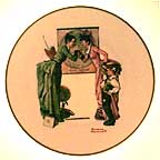 Back To School collector plate by Norman Rockwell