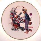 Circus Clown collector plate by Norman Rockwell